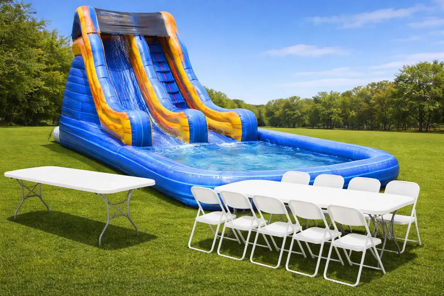 inflatable slide package