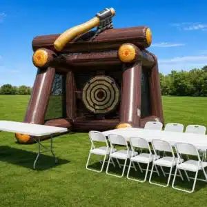Axe Throw Party Package (2 Tables + 10 Chairs)